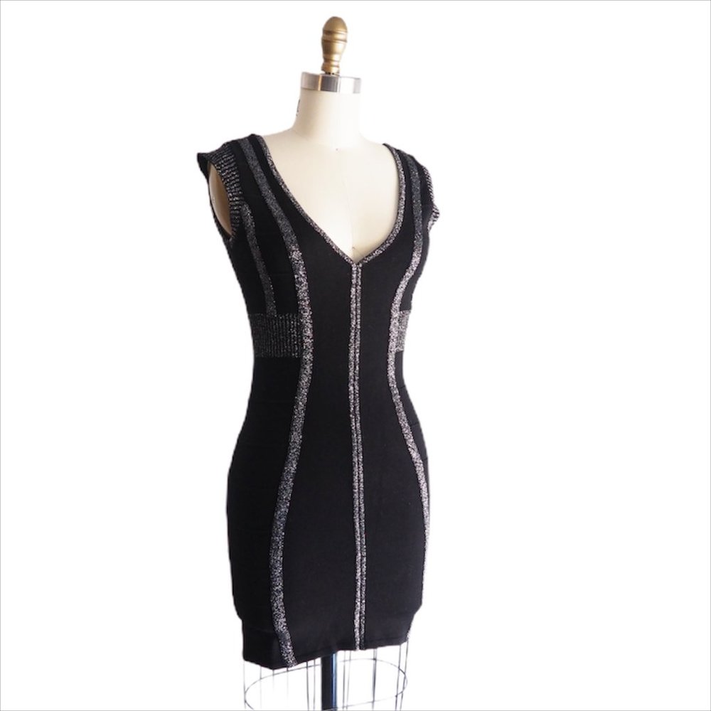 WOW Couture Metallic Bodycon Party Dress